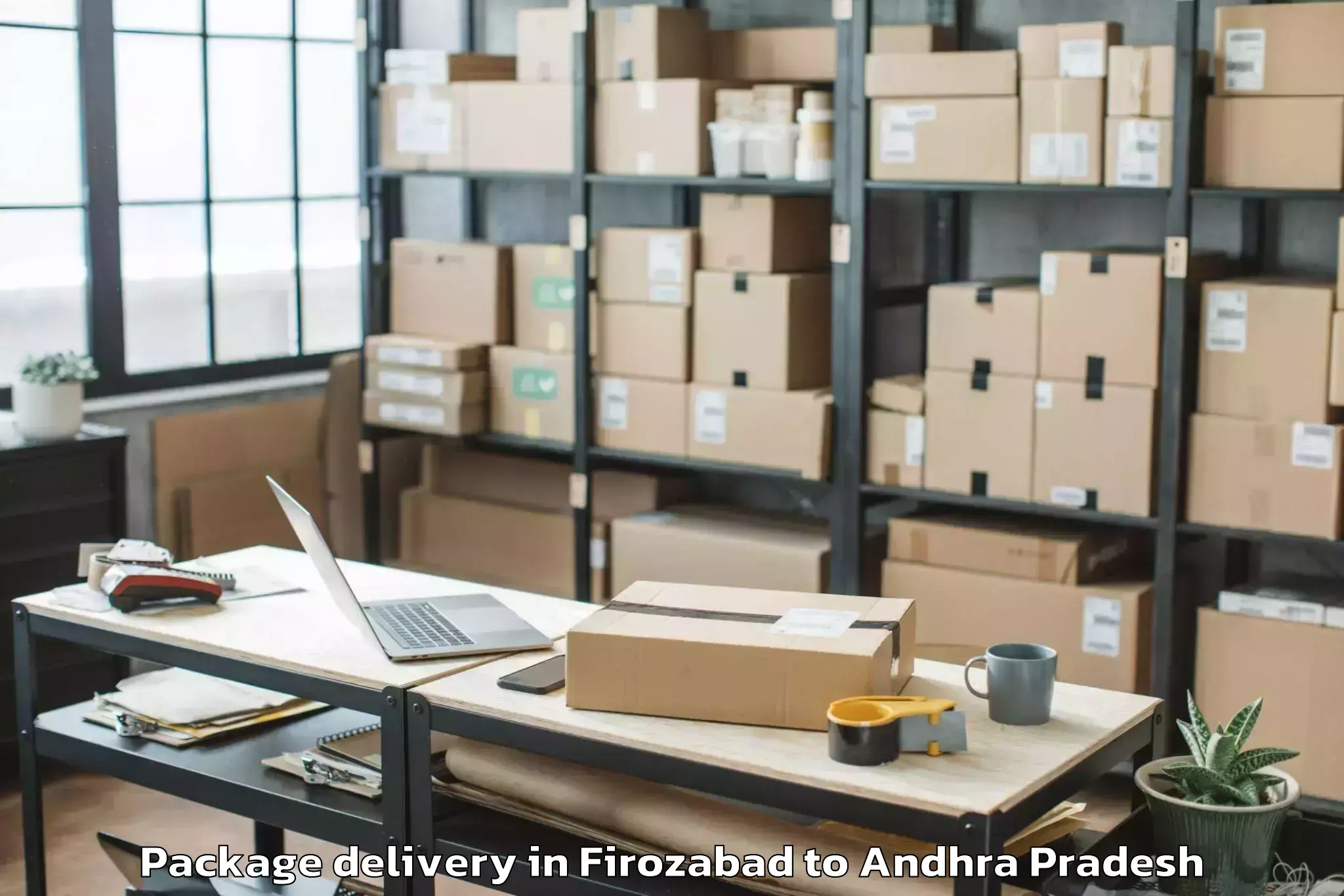 Expert Firozabad to Jarugumalli Package Delivery